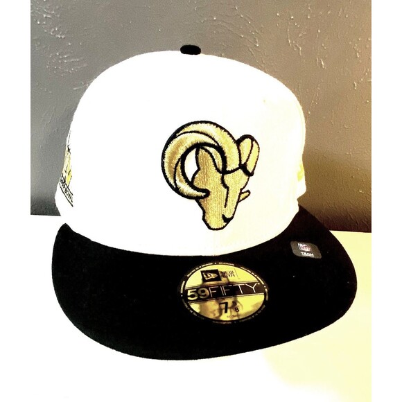 New Era | Accessories | New Era Creamblack La Rams 59fifty Fitted Hat 7 ...